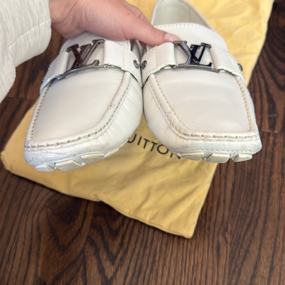 Louis Vuitton Monte Carlo moccasin shoes white - Picture 5 of 9